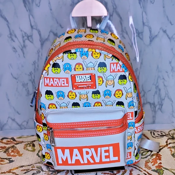 "Marvel The Avengers" Loungefly Mini Backpack NWT - Picture 4 of 9